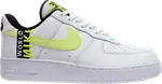 Кроссовки Nike Air Force 1 '07 LV8 'Worldwide Pack - Volt', белый - фото 2
