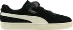 Кроссовки Puma Suede Heart Jewel Jr Black White, черный - фото