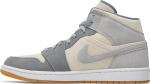 Кроссовки Air Jordan 1 Mid SE Coconut Milk Particle Grey, кремовый - фото 3