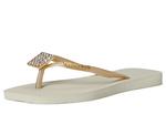 Сандалии Havaianas Slim Crystal Square Elegance Sandals, бежевый - фото 5