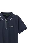 HUGO BOSS Поло мужское темно-синее SS23 - фото 8