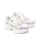 Кроссовки женские Twin-Set кожаные с сетчатыми вставками, мультиколор - фото 3