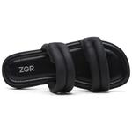 Шлепанцы женские Zgr, серебряный - фото 4