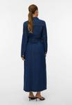 Платье Vero Moda VMMOLLY LANGES, Dark Blue Denim/Dark-Blue Denim - фото 3