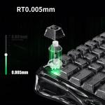 Игровая клавиатура GravaStar V60 Night Shadow. черный/прозрачный - фото 3