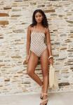 Купальник Next Swimsuit, Cream Woodblock/Beige - фото 6