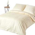 Постельное белье Homescapes кремовый, 155/220 см - фото 2