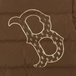 Детская утепленная куртка MLB, коричневый - фото 5