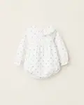 Боди для девочки с цветочным принтом и рюшами Zippy, белый - фото 2