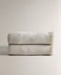 Плед Zara Home Fringed Soft, голубой - фото 3