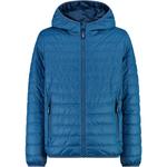 Детская куртка с фиксирующимся капюшоном Cmp, цвет pacific - фото