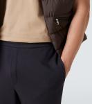 Джерси узкие брюки Moncler, темно-синий - фото 5