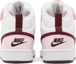 Кроссовки Nike Court Borough Mid 2 GS 'Pink Foam', белый - фото 7