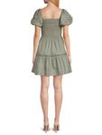 Мини-платье из хлопка со сборками Lea & Viola, цвет Sage - фото 2