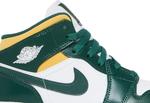 Кроссовки Air Jordan 1 Mid GS Sonics, белый - фото 2