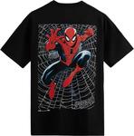 Футболка Kith For Spider-Man Web Logo Tee 'Black', черный - фото 3