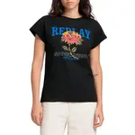 Футболка с коротким рукавом Replay W3473A.000.2660, черный - фото