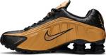 Кроссовки Nike Shox R4 'Metallic Gold', золотой - фото 4