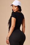 Топ Fashion Nova RT32675, черный - фото 3
