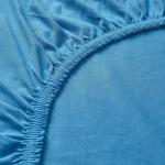 Простынь на резинке Ikea Vårvial, синяя, 90х200 см - фото 3