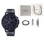 Мужские часы Standard Series черные MTP-E321B-1AV CASIO - фото 6