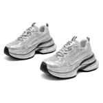 Кроссовки CВ°BANNER Chunky Sneakers Women's Low-Top Silver - фото 3