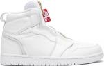 Кроссовки Wmns Air Jordan 1 Retro High Zip White, белый - фото