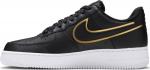 Кроссовки Nike Air Force 1 '07 LV8 'Metallic Swoosh Pack - Black', черный - фото 4