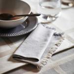 Набор тарелок десертных Ikea Strimmig, 21 см, 4 предмета, серый - фото 4