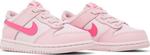 Кроссовки Nike Dunk Low TD 'Triple Pink', розовый (Размер 22.5 RU) - фото 3
