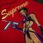 Куртка Supreme Aeon Flux Varsity Jacket 'Red', красный - фото 4