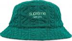 Панама Supreme Terry Pattern Crusher, зеленый - фото
