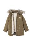 Зимнее пальто Vertbaudet Winter coat, Khaki - фото 5