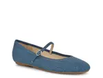 Балетки Classik Ballet Flat Nine West, синий - фото