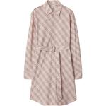 Платье в клетку Burberry, розовый - фото