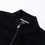 HUGO BOSS Босс Хлопковая куртка на молнии, Black - фото 11