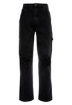 Джинсы прямого кроя Karl Kani KK RETRO BAGGY WORKWEAR KNEE CUT DE, цвет Bleachedblack - фото 3