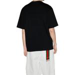 Футболка с принтом логотипа GUCCI, синий - фото 5