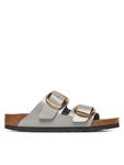 Мюли Arizona Big Buckle Hex 1029391 Birkenstock, серый - фото