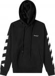 Худи Off-White Diag Helvetica Over Hoodie 'Black/White', черный - фото