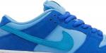 Кроссовки Nike Dunk Low Pro SB 'Fruity Pack - Blue Raspberry', синий - фото 3