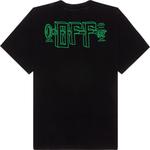 Футболка Off-White Universal Key Short-Sleeve Over Tee 'Black/Mint', черный - фото 3