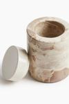 Контейнер H&M Small Marble Container With Lid, бежевый - фото 2