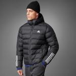 Пуховик Adidas Itavic Three Stripes, черный - фото 3