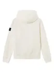 Худи с нашивкой-логотипом Stone Island Junior, кремовый - фото 2