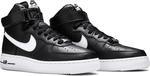 Кроссовки Nike Air Force 1 High 'Black White', черный - фото 9