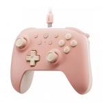 Проводной геймпад 8BitDo Hunter 2 Youth Edition, розовый/персиковый - фото