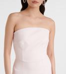 Платье-бюстье Софи из крепа с декором Safiyaa, Barely Pink - фото 4