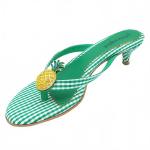 Pinacolada Sandal In Green Gingham Jeffrey Campbell - фото 2