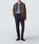 Хлопковая пике-поло Scritto Berluti, Cornflower Blue - фото 2